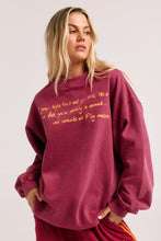 Load image into Gallery viewer, THE DRUNKEN MERMAID UNISEX JUMPER - MAROON