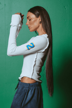 Load image into Gallery viewer, TEN ON REPEAT TOP - OFF WHITE