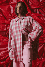 Load image into Gallery viewer, BE A KIND HUMAN OVERSIZED SHIRT - PINK