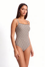 Load image into Gallery viewer, SUNSEEKER GEOMATH LIGHT SQUARE NECK ONE PIECE