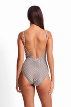 Load image into Gallery viewer, SUNSEEKER GEOMATH LIGHT SQUARE NECK ONE PIECE