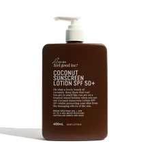 Load image into Gallery viewer, COCONUT SUNSCREEN 400ml (BIG BOTTLE)