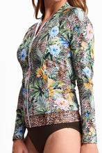 Load image into Gallery viewer, JANTZEN TROPICA LONG SLEEVE RASHIE