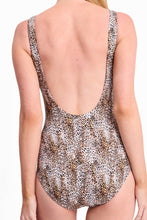 Load image into Gallery viewer, JANTZEN TROPICA BUCKLE RUCHED ONE PIECE