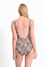 Load image into Gallery viewer, JANTZEN TROPICA BUCKLE RUCHED ONE PIECE