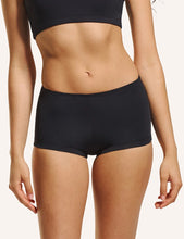 Load image into Gallery viewer, LOVE LUNA TEENS FIRSTS PERIOD SWIM BOYLEG - BLACK