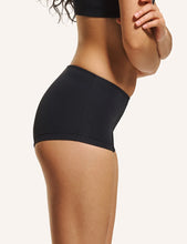 Load image into Gallery viewer, LOVE LUNA TEENS FIRSTS PERIOD SWIM BOYLEG - BLACK