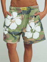 Load image into Gallery viewer, THE HAPPY HIBISCUS SHORTS - CAMO