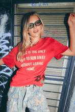 Load image into Gallery viewer, THE VINYL SHOP TEE- RED