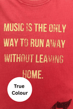 Load image into Gallery viewer, THE VINYL SHOP TEE- RED