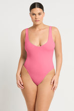 Load image into Gallery viewer, BARE by BOND EYE LUCIA ONE PIECE - REVERSIBLE CHERRY/HIBISCUS