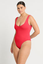 Load image into Gallery viewer, BARE by BOND EYE LUCIA ONE PIECE - REVERSIBLE CHERRY/HIBISCUS