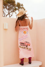 Load image into Gallery viewer, FLAMINGO RACING MAXI DRESS - PINK