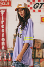 Load image into Gallery viewer, THE BORN ORIGINAL TEE- CHARTREUSE/LILAC