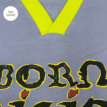 Load image into Gallery viewer, THE BORN ORIGINAL JUMPER - CHARTREUSE/LILAC