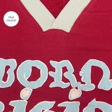 Load image into Gallery viewer, THE BORN ORIGINAL JUMPER- MAROON/SKY