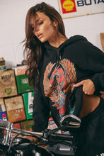 Load image into Gallery viewer, THE BRENDA ENERGY HOODIE - BLACK