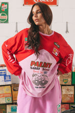 Load image into Gallery viewer, THE LONG SLEEVE MERMAID RACING TEE - PINK