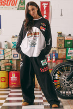 Load image into Gallery viewer, THE LONG SLEEVE MERMAID RACING TEE-  BLACK