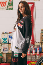 Load image into Gallery viewer, THE LONG SLEEVE MERMAID RACING TEE-  BLACK