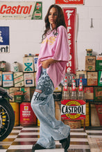 Load image into Gallery viewer, THE MERMAID RACING DENIM JEANS