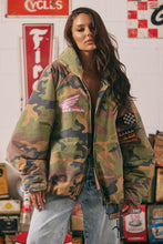 Load image into Gallery viewer, THE BE KIND BOMBER JACKET - CAMO