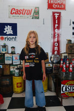 Load image into Gallery viewer, KIDS RACING BADGE TEE - BLACK