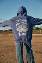 Load image into Gallery viewer, BEYOUTIFUL HOTEL HOODIE - BLUE
