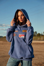 Load image into Gallery viewer, BEYOUTIFUL HOTEL HOODIE - BLUE