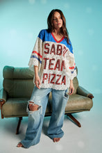 Load image into Gallery viewer, THE TEAM PIZZA JERSEY - BLUE/CREAM