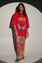 Load image into Gallery viewer, CHAMPAGNE TATTOO TEE - RED