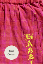 Load image into Gallery viewer, THE LINEN BOXER SHORTS - RED/PINK CHECK