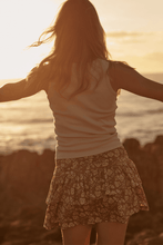 Load image into Gallery viewer, THE RA RA SKIRT - SEAS THE DAY - BROWN