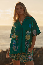 Load image into Gallery viewer, THE PATRON SHIRT - SEAS THE DAY - GREEN