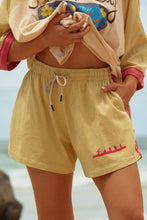 Load image into Gallery viewer, CHIDO SHORTS - SEAS THE DAY - MUSTARD