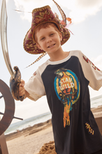 Load image into Gallery viewer, SABBI KIDS STAY WILD RAGLAN TEE - BLACK