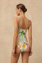 Load image into Gallery viewer, MONTE& LOU FIESTA HOOP BANDEAU ONE PIECE