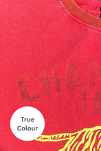 Load image into Gallery viewer, CHAMPAGNE TATTOO TEE - RED