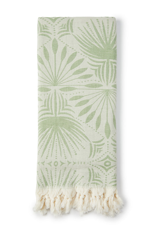 PALM FROND TURKISH TOWEL