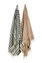 Load image into Gallery viewer, TRIBAL STRIPE TURKISH TOWEL
