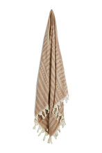 Load image into Gallery viewer, TRIBAL STRIPE TURKISH TOWEL
