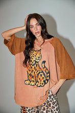 Load image into Gallery viewer, THE RAGLAN CHOOSE KINDNESS TEE - MOCHA
