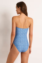 Load image into Gallery viewer, MONTE &amp; LOU JEANIE RUCHED BANDEAU ONE PIECE
