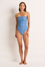 Load image into Gallery viewer, MONTE &amp; LOU JEANIE RUCHED BANDEAU ONE PIECE
