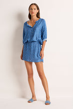 Load image into Gallery viewer, MONTE &amp; LOU JEANIE 3/4 SLEEVE SHIRT DRESS
