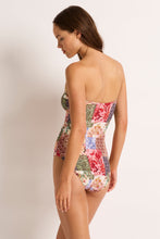 Load image into Gallery viewer, MONTE &amp; LOU FRANKIE RUCHED BANDEAU ONE PIECE
