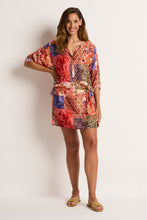 Load image into Gallery viewer, MONTE &amp; LOU FRANKIE 3/4 SLEEVE SHIRT DRESS
