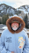 Load image into Gallery viewer, BEAR WITH ME ZIP HOODIE
