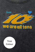 Load image into Gallery viewer, TEN ON REPEAT TOP - BLACK
