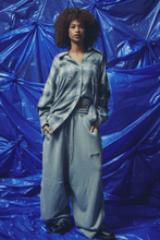 Load image into Gallery viewer, BE A KIND HUMAN OVERSIZED SHIRT - BLUE
